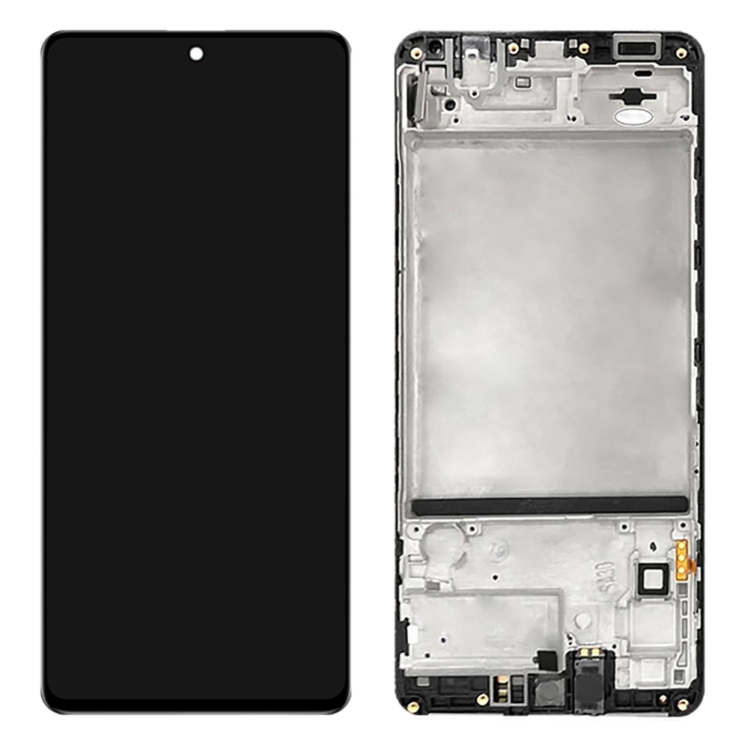 

OEM LCD Screen and Digitizer Assembly+Frame Part for Samsung Galaxy M51 M515 (without Logo) Balck