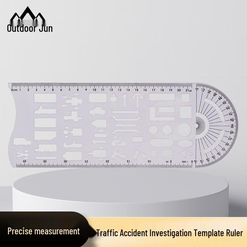 Traffic Accident Scene Survey Drawing Ruler
