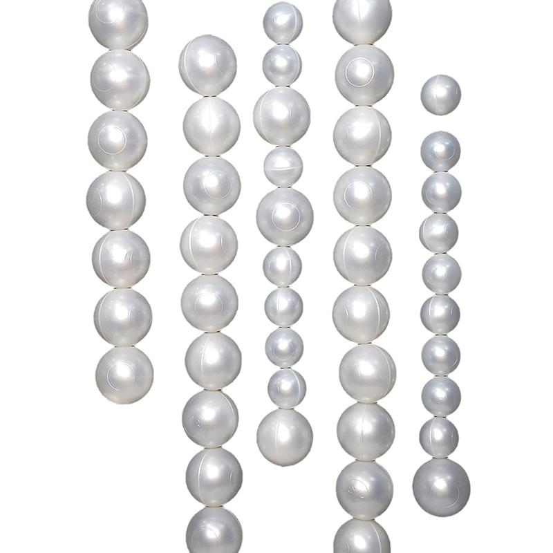 10 sztuk Dekoracja Ścianki Tła Weselnego 5,5 cm 8 cm Plastikowe Sztuczne Perły DIY Girlanda Koralikowa Biała Kula Wisiorek Figurka