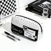 Cat Pattern Pencil Bag Multi-Layer Pen Bag Ins Style Pencil Case  For Girls