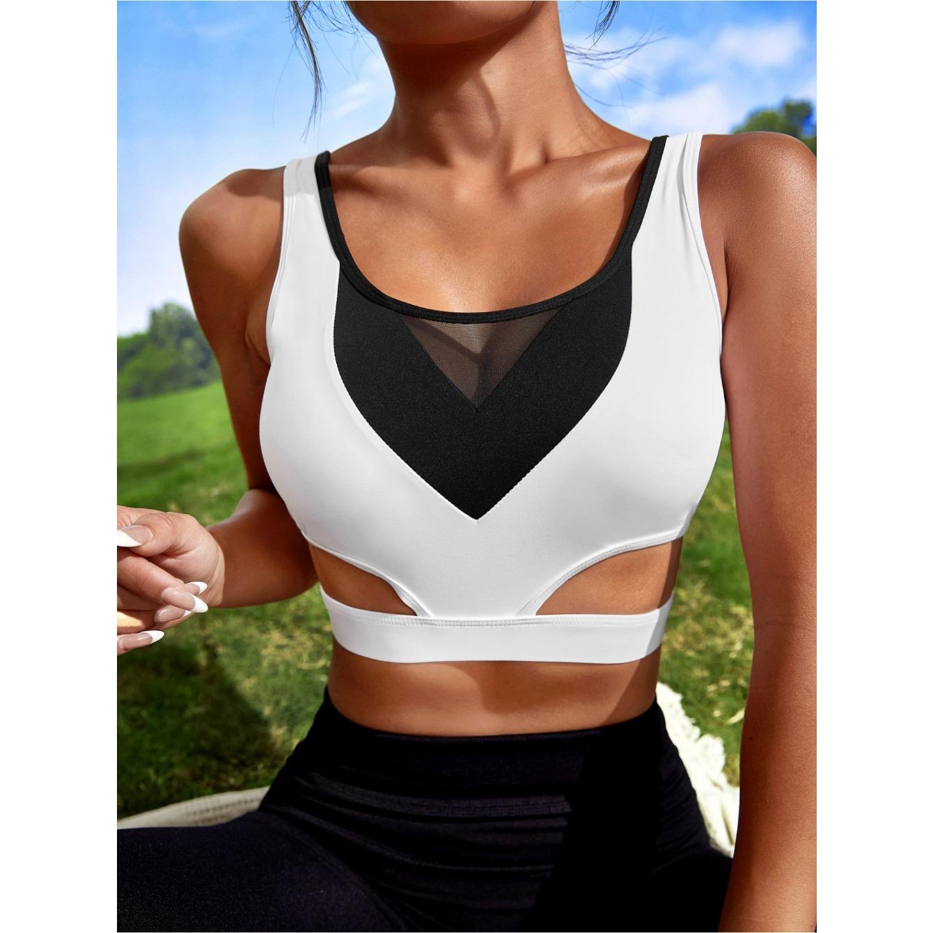 

Модный жилет для йоги, женский бег, фитнес, безрукавка, майка, спортивный укороченный топ для спортзала XL белый