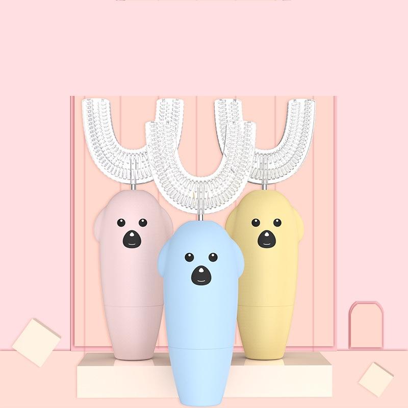 Gentle Electric Toothbrush For Kids Featuring Safe Silicone Design And Automatic Functionality