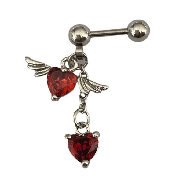 

Heart Drop Zircon Earring for Women Girl Valentine Anniversary Birthday Gift