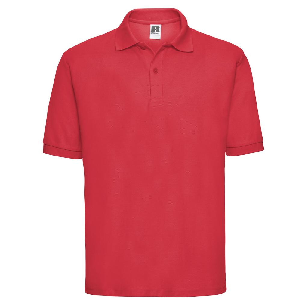 Russell Mens Polycotton Pique Polo Shirt