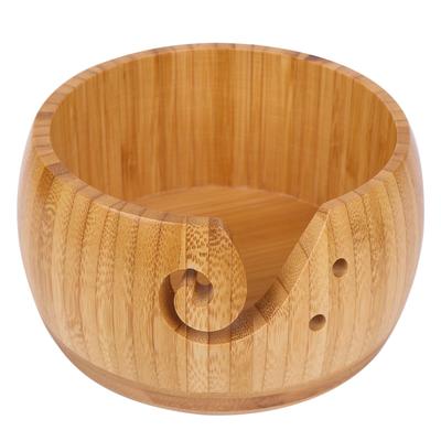 Wooden Wool Bowl Handmade Wooden Bowl Round