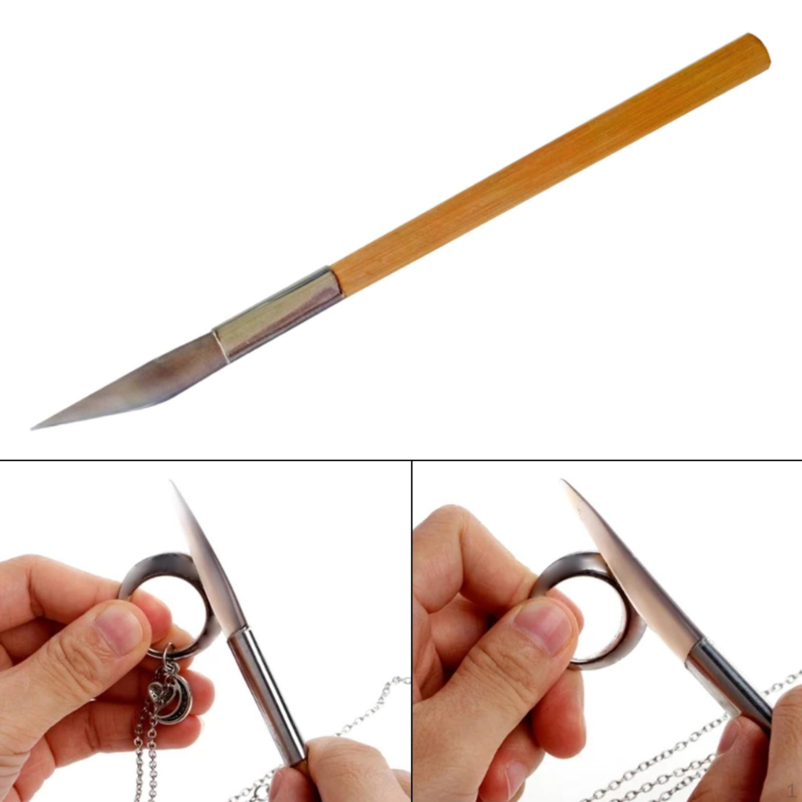 Agate Burnisher Shaping Craft Tool with Bamboo Convenient Engraving for ing Style 1
