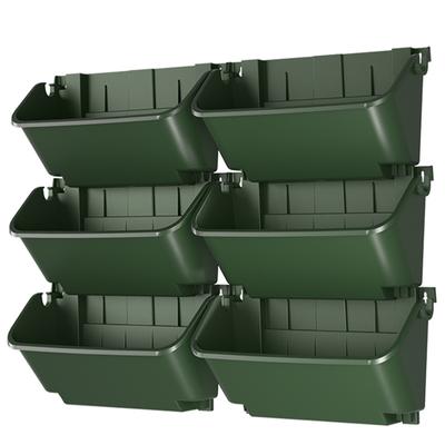 Plastic Planter Vertical Plant Wall Cubic Green Container Planting Box Planter Box