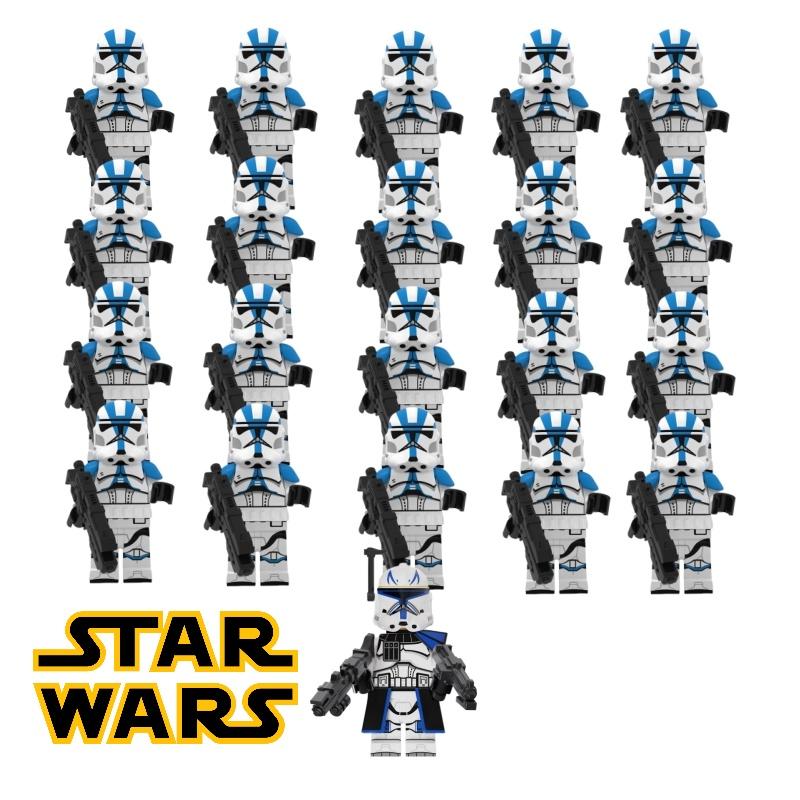 21pcs Building Blocks Toy Robot For Creative Play Compatible With Lego Star Wars Series
