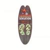 Summer Beach Ocean Themed Casual Decor Surfboard Wooden Bar Home Walls Vintage Decorated Wooden Boards