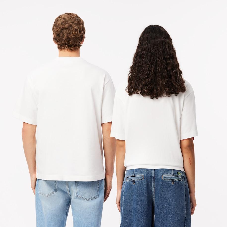 Lacoste Loose Fit Heavy Badge T Shirt TH2745-001