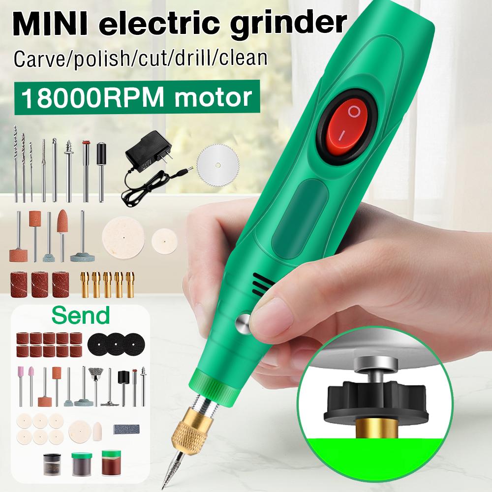 110-240V Mini Drill Polishing Engraver Pen Grinder Electric Rotary Tool Grinding Machine Miniature Household Tool