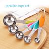 Ejoyous 10 Pieces Stainless Steel Measuring Cups and Spoons with Silicone Handle Grip Kitchen M