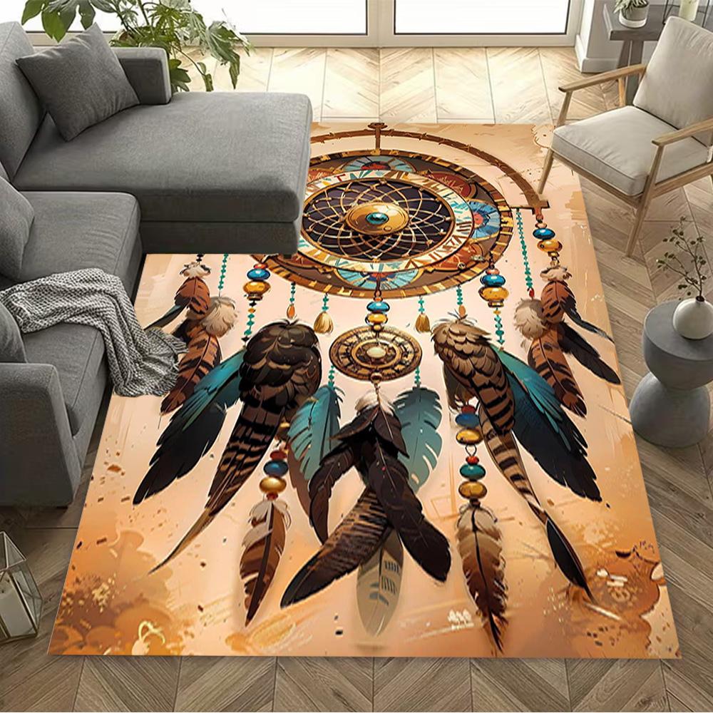 Galaxy Dreamcatcher Rug Home Carpet Non Slip Office Decor Gift Living Room Bedroom