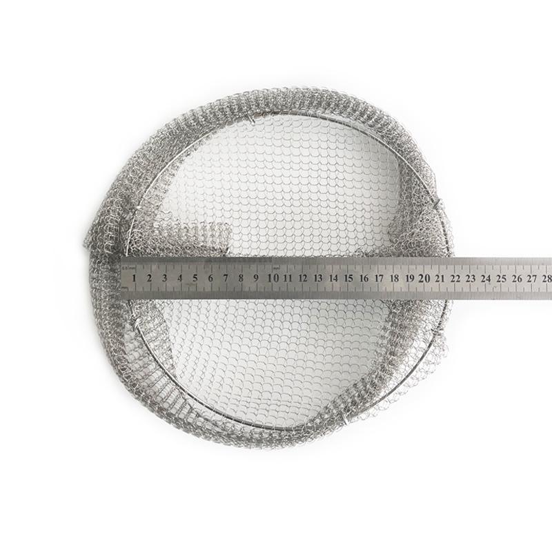 Rodent-Resistant 304 Stainless Steel Mesh Plant Root Protector with Reinforced Bottom Ring