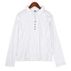 Koreansk mote kvinner bluse våren langermet Blusas Lapel skjorte knapp kvinnelige kontor topper