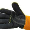 1 Pair Anti-Heat Work Safety Glove Labor Protection Welder Gloves Leather Welding  Gloves  Garden