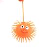 LED Glowing Hair Ball Vent Ball Flash Elastic Baby Luminous Bouncing Ball Kids Squeeze Anti Stress Relief Toys Random Color