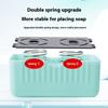 1 Stück Multifunktionale Seifenblasenbox mit Rolle für Zuhause Badezimmer Küchenarbeitsplatte Seifenhalter