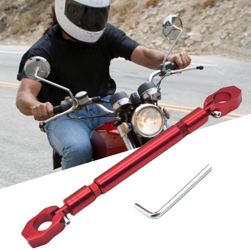 Motorcycle Handle Bars Handle Bar Extension For Bike Adjustable Balance Stabilizer Rod For Mountain Biking Road Cycling Touring