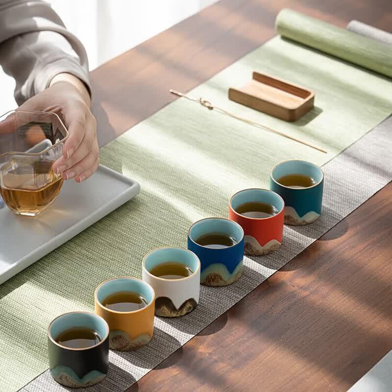 Su s Ceramic Hand-Painted Kung Fu Tea Set