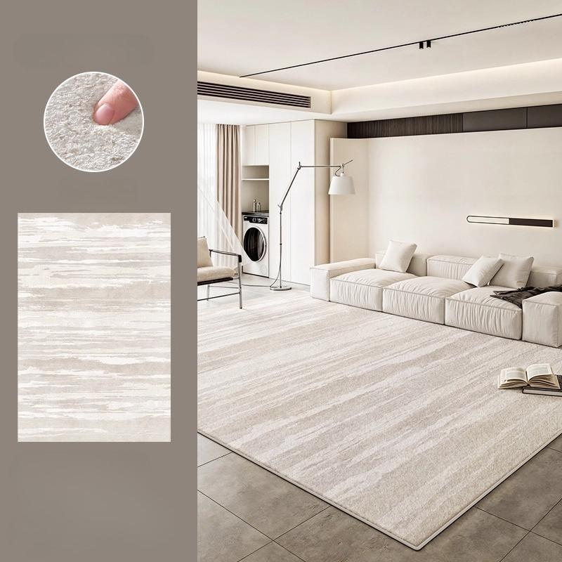Cream Style Carpets for Living Room Large Area Bedroom Washable Decor Carpet Thick Plush Lounge Floor Mat Fluffy Soft Study Rug