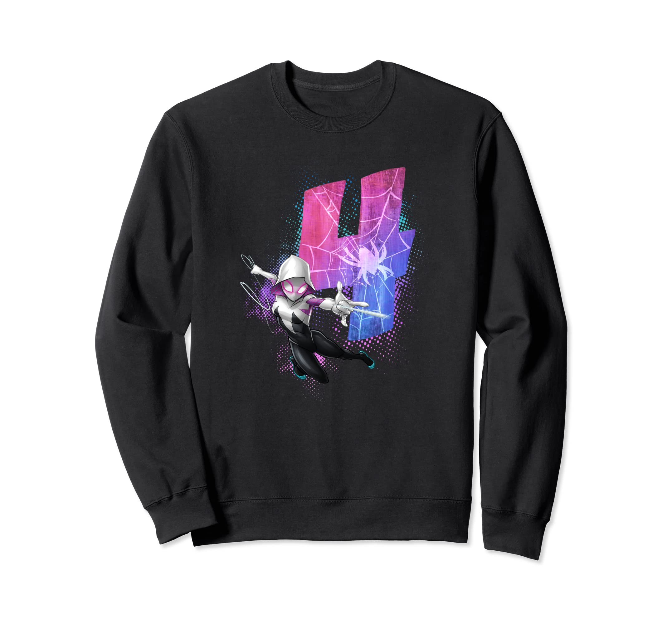 

Marvel Ghost Spider-Man Gwen Stacy 4th Birthday Graphic Sweatshirt