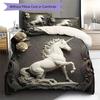 3D carved Pattern Bedding Quilt Set Quilt Cover Pillowcase Home Decoration Birthday Gift (1 * duvet cover + 2 * pillowcase, without core)