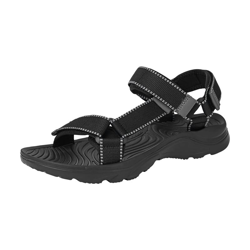 Мужские брендовые летние сандалии Модные сандалии на липучках Уличные сандалии Парные — фото 9