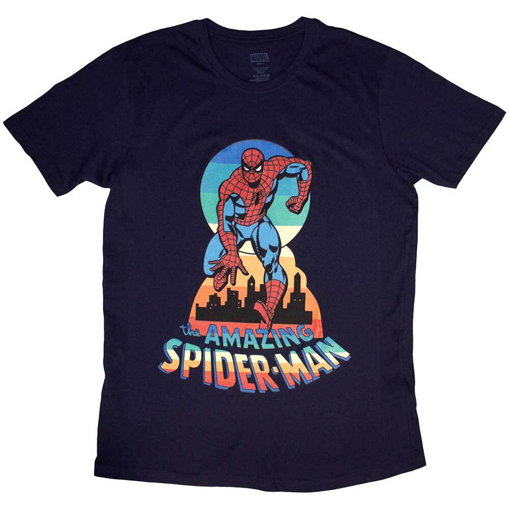 Marvel Comics Unisex T-Shirt: Spider-Man Keyhole XL