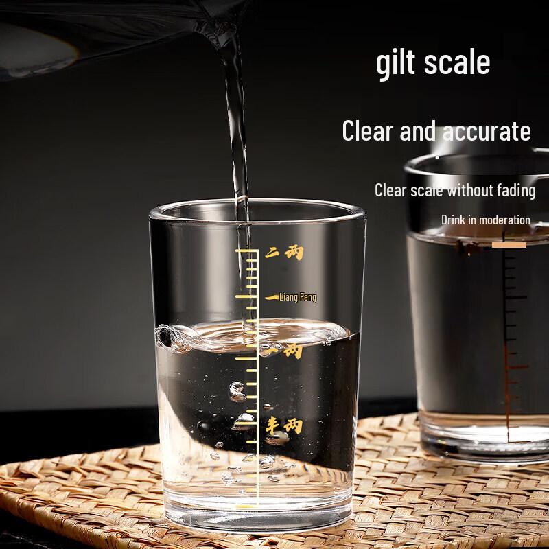 Sichun Graduated Heat-Resistant Glass Cups
