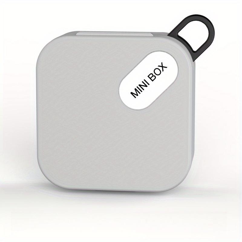 1PC Simple mini portable compartment storage box pills candy health products sponge earplugs small accessories travel storage box