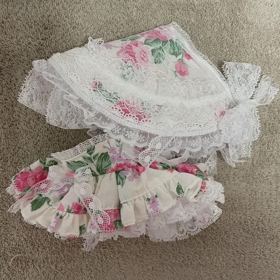 

20cm Cotton Doll Clothes Petite Lanbak Dress