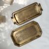 Imported Brass Storage Plate Carved Aromatherapy Organizer Palace Ornament Snack Tray Vintage Dish Decorative Serving Plate
