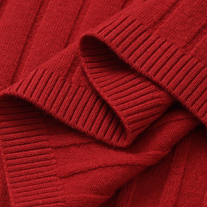 Hengyuanxiang Men's Pure Wool Round Neck Vest