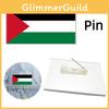 Flag Gaza Palestine Brooch Pin Acrylic Badge Clothes Accessories Souvenir Gift