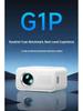 2025 Ultra HD Projector for Bedroom & Dorm - Mobile Screen Mirroring for Home Theater Use
