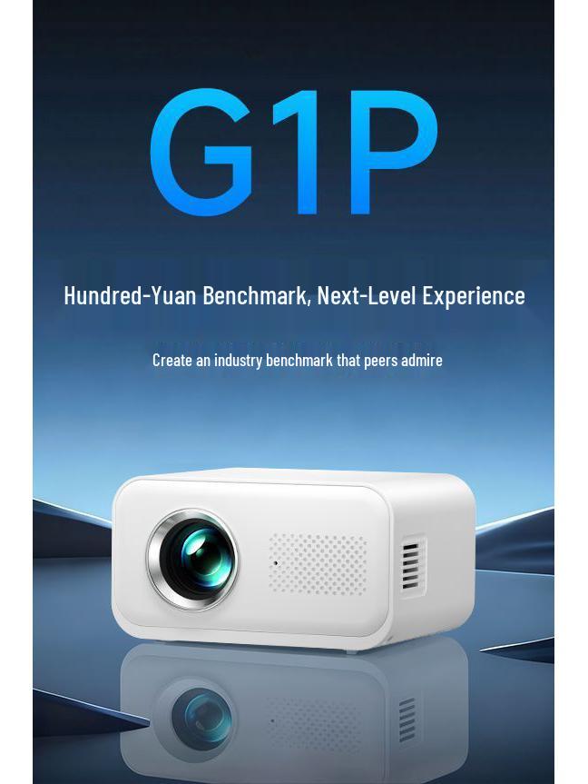 2025 Ultra HD Projector for Bedroom & Dorm - Mobile Screen Mirroring for Home Theater Use