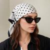 Modny Szalik Kwadratowy Hidżab Chusta na Głowę Bandana Chusteczka Jedwabne Szaliki Damskie Z Nadrukiem Wiatroszczelny Szal Turban Modny Podróżny