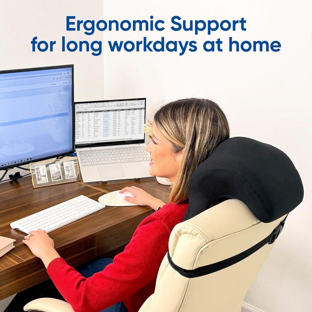 Attachment Ergonomic Extra Firm Office Chair Headrest with Neck Support Comfort Head Rest Adjustable Office Chair Neck Pillow