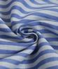 Antiqua Floral Striped Long Sleeve One Size White and Blue Mix Shirt, Women's Top, IYA-00100, 03,