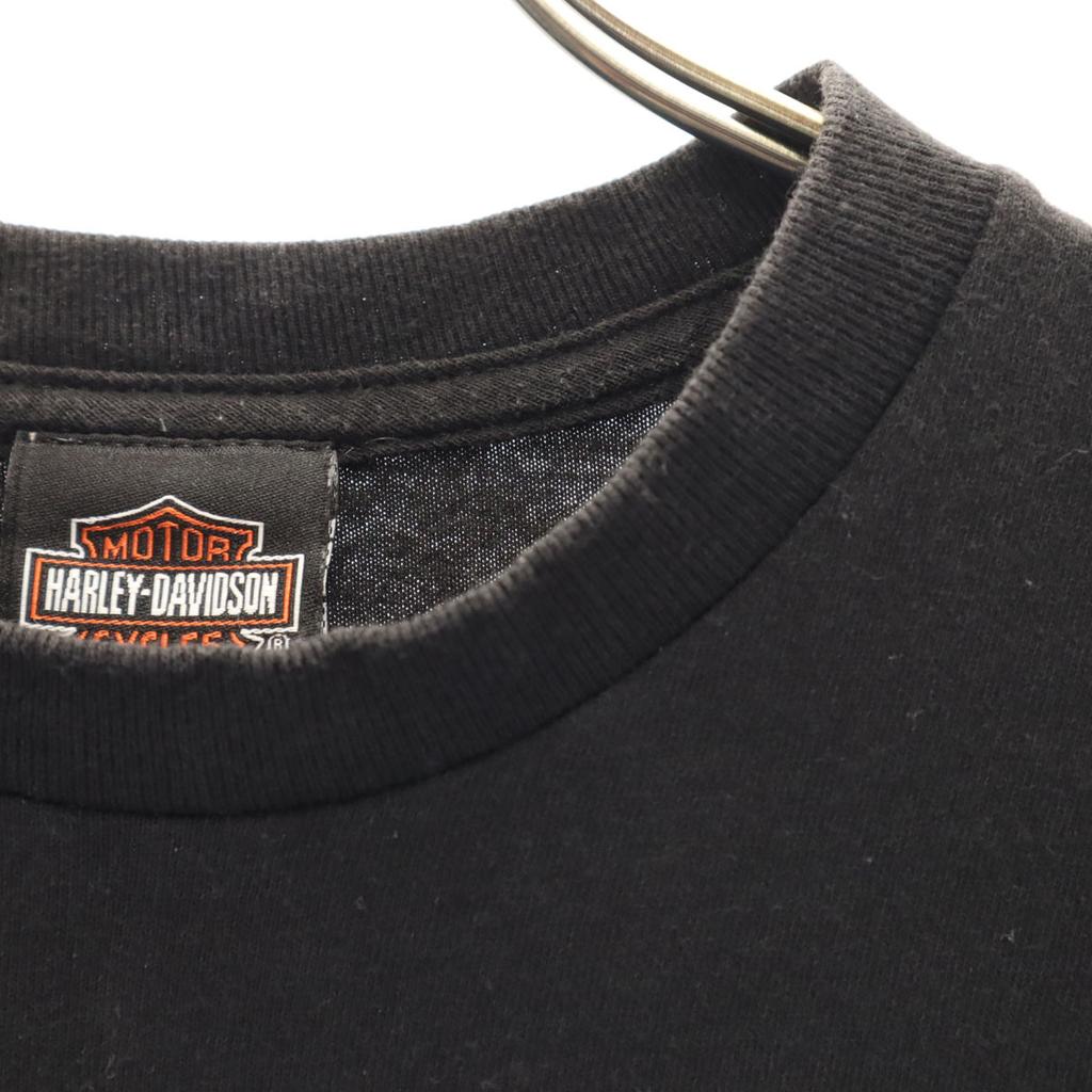 Harley Davidson 00s Old Short Sleeve T-shirt M Black Women Used
