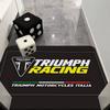 T-Triumph Motocykl Logo Wycieraczka Pokój Dziecięcy Dekoracja Sypialni Balkon Antypoślizgowa Wycieraczka Wycieraczka do Salonu Dywanik