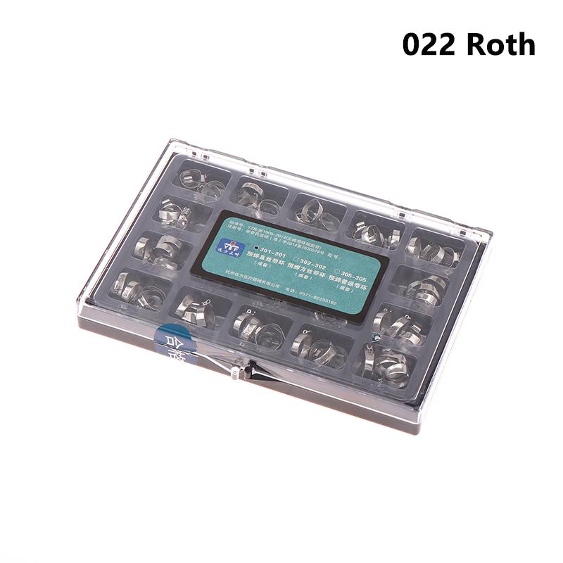 

80 шт. Стоматологические ортодонтические нержавеющие буккальные трубки для первых моляров с кольцами Roth/Mbt .022 Ортодонтические материалы