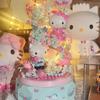 Sanrio Hellokitty Little Twin Stars Music Box Building Blocks Blind Box Ornaments DIY Toys Moonlight Society Birthday Gifts