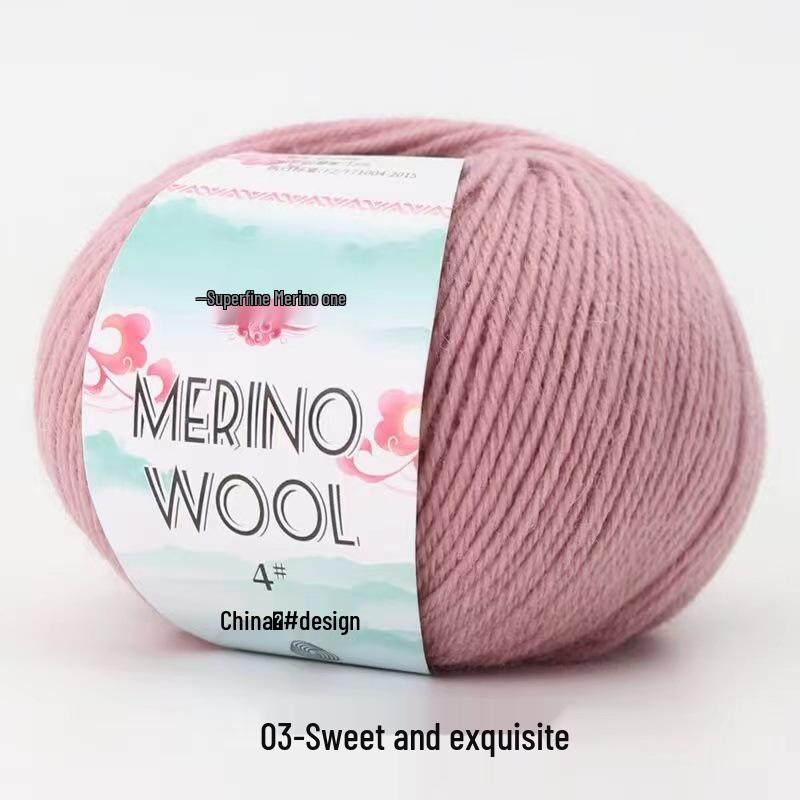 Chunky Merino Wool Yarn 50g for DIY Knitting & Crochet Sweaters and Scarves