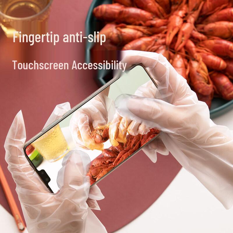CHAHUA 312006 Food-Grade Disposable PE Gloves