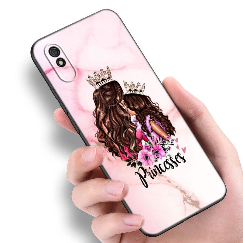 Wunderschöne Mutter Tochter Sohn Hülle Für Xiaomi Redmi 7 7A 8A 9i 9A 9C 10 10A 10C K20 Note 5 6 Mi 8 9 9T Pro A2 Lite A3 6X Mix 3