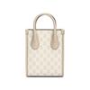 Gucci Vintage Logo Detachable Shoulder Strap Canvas And Leather Tote Bag Unisex Tote Bag White Beige 671623-UULBT-9683