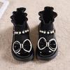 New Children's Princess Sock Boots Spring and Autumn Toddler Baby Sock Shoes Girls' Bowknot Pearl Sock Boots