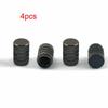 4pcs/set Car Wheel Tyre Valve Accessories Aluminium 2024 High Quality New 4 Valve Cap Tyre Air Dust Covers Auto